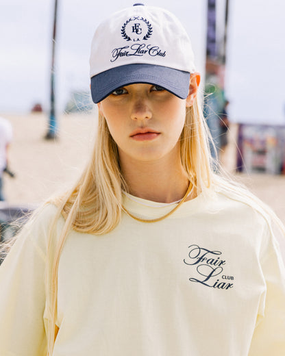 FLC Edw Cotton Baseball Cap - White