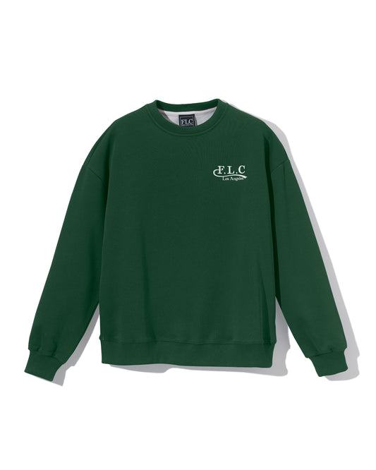 UNISEX FLC ESSENTIAL CREWNECK SWEATSHIRTS - Dark Green