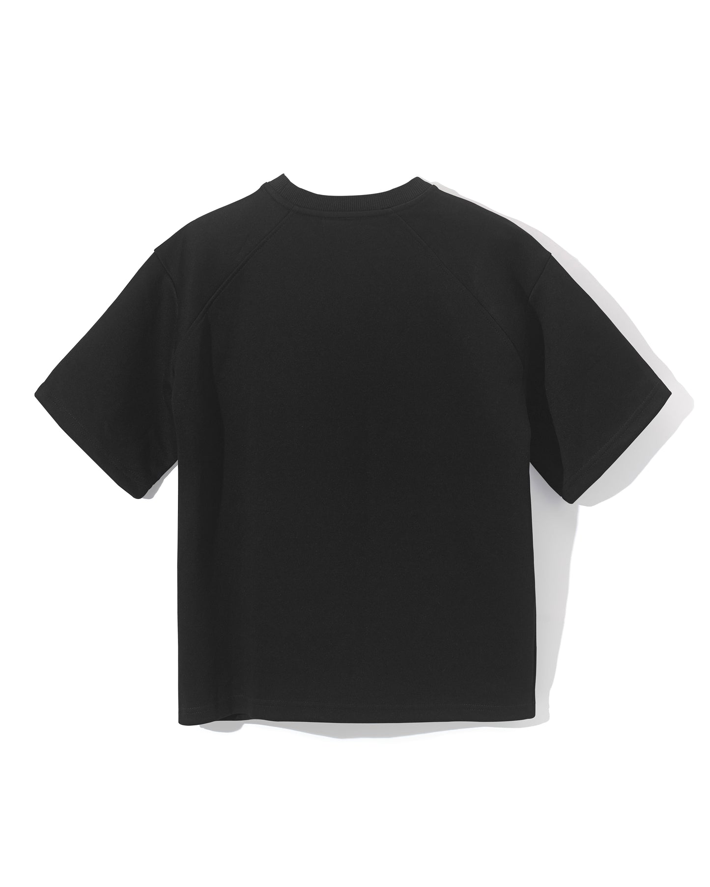 VINTAGE LOGO SHORT SLEEVE SWEATSHIRTS - Black