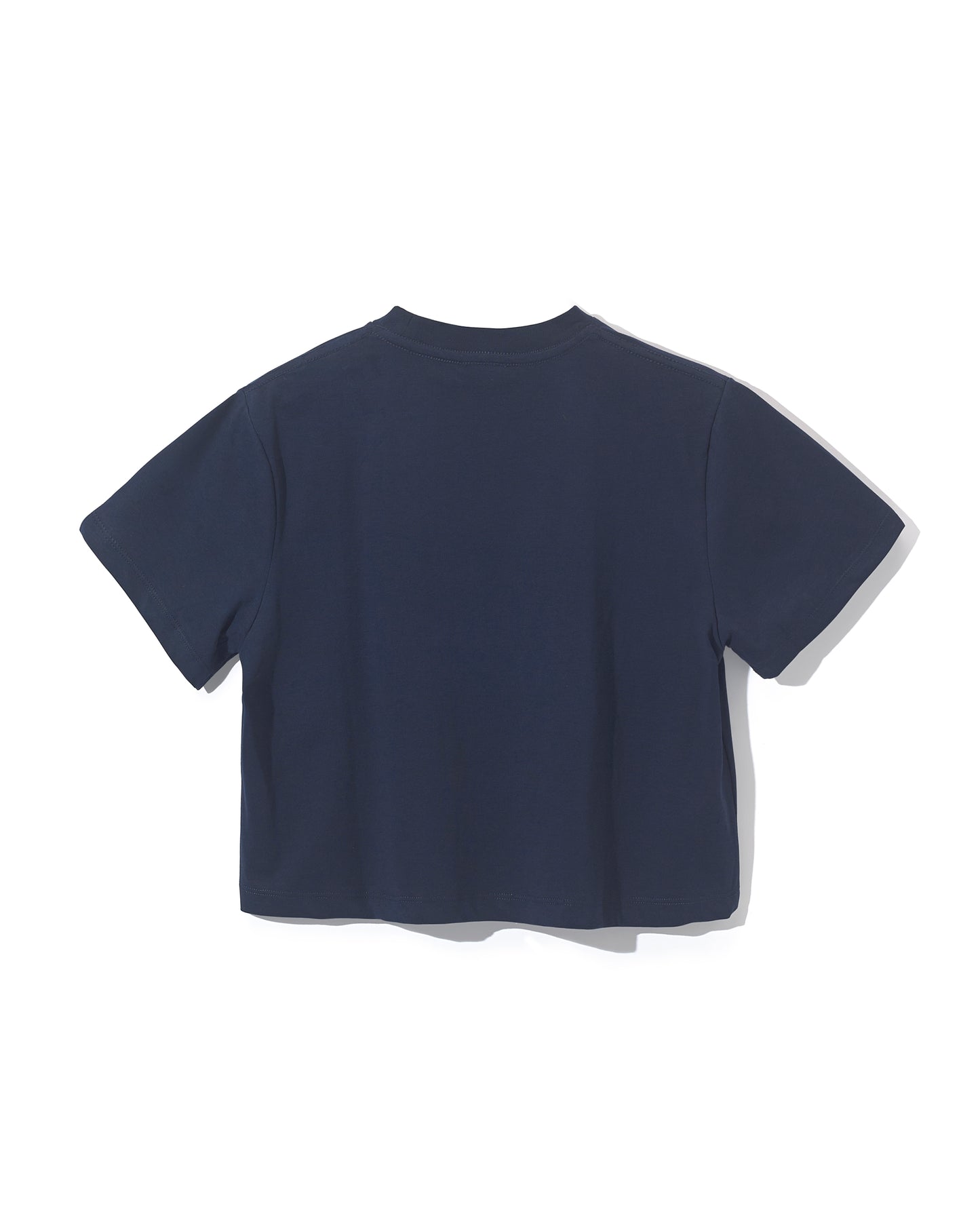 F.L. CLUB CROPPED T-SHIRT- Navy