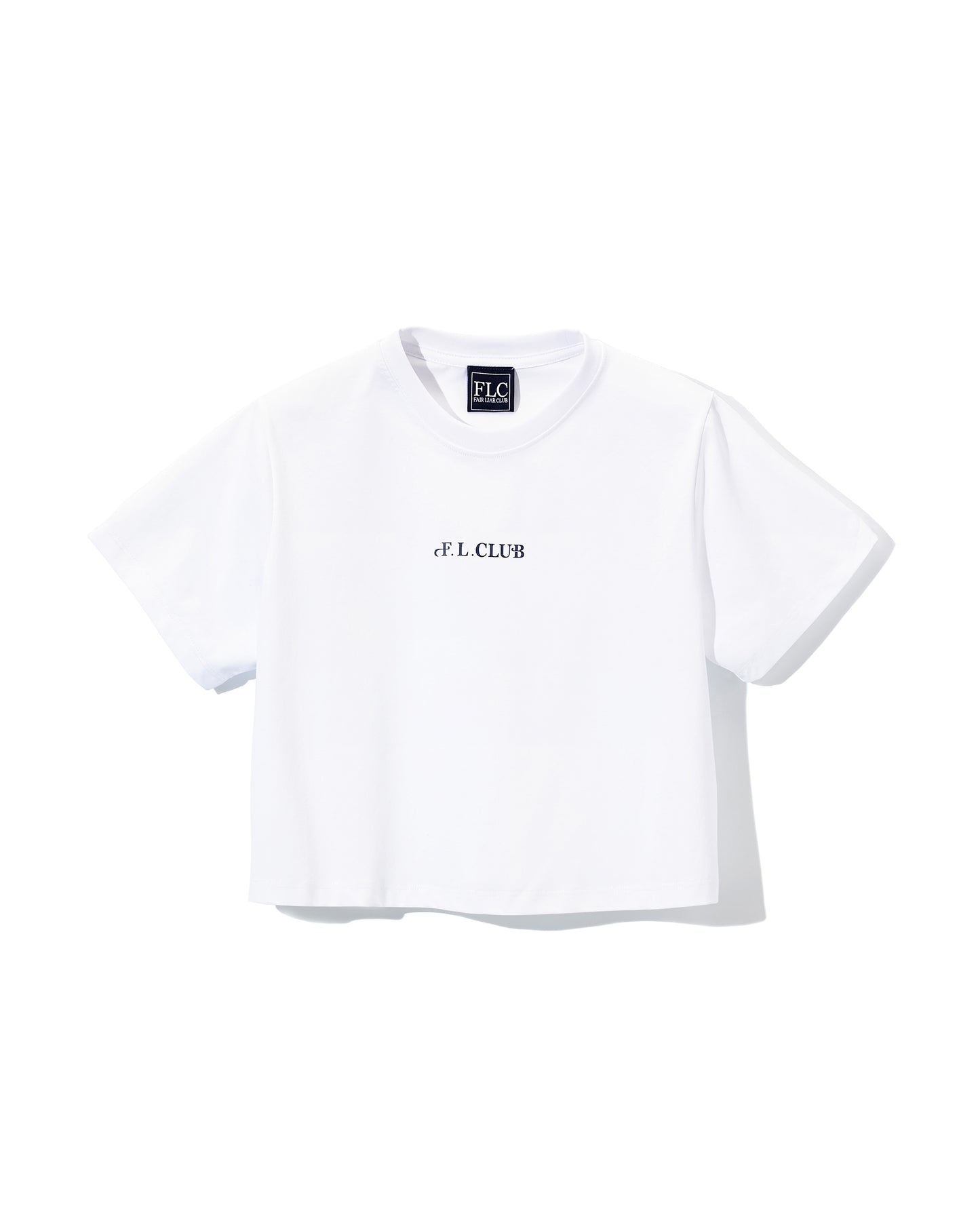 F.L. CLUB CROPPED T-SHIRT- White