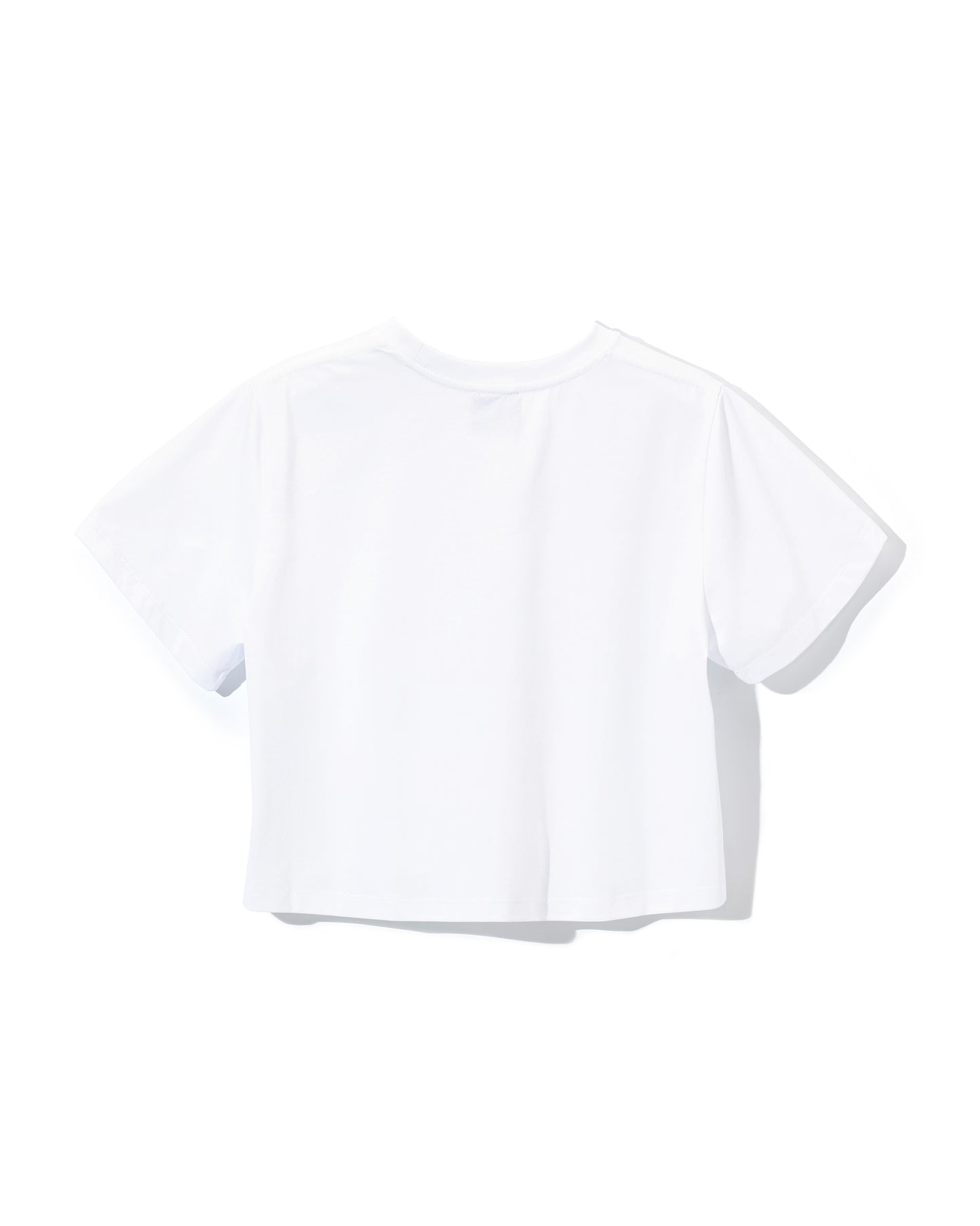 F.L. CLUB CROPPED T-SHIRT- White