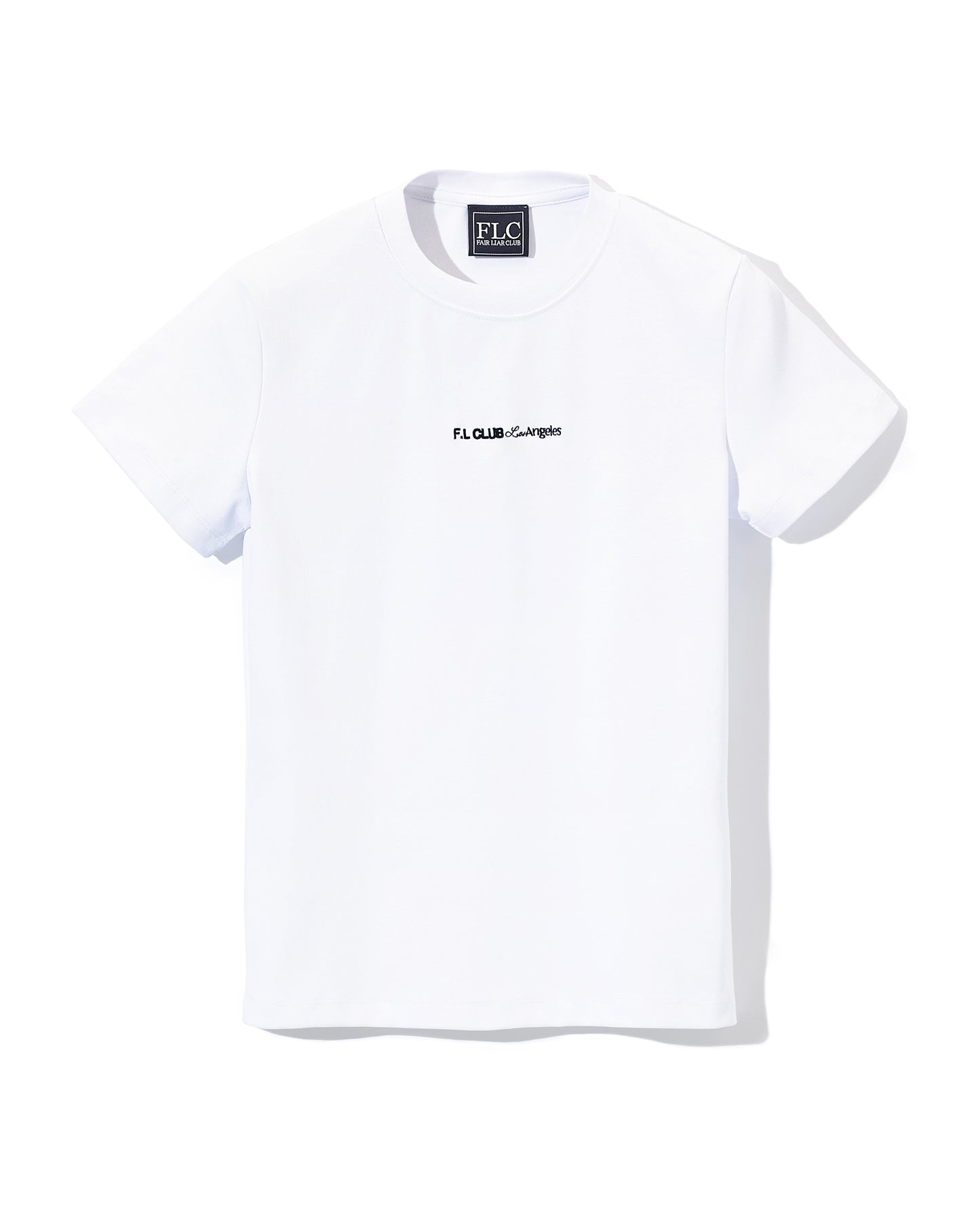 SIMPLE LOGO SLIM T-SHIRT- White