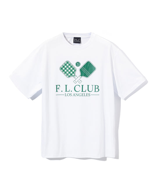 FLC PICKLEBALL PADDLE T-SHIRT - White