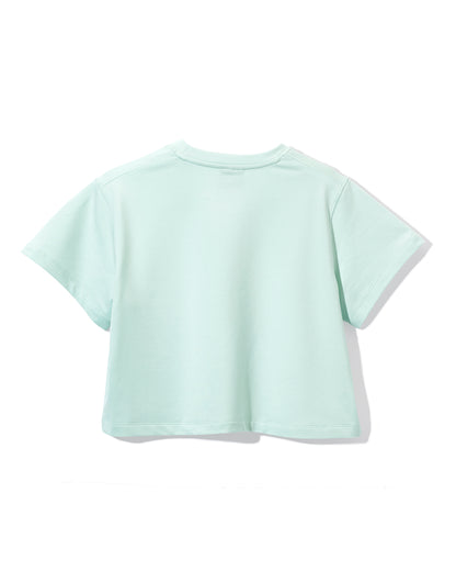 FAIRLIAR CLUB PLAYER'S CROPPED T-SHIRT - Mint