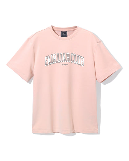 F.L.CLUB IVY T-SHIRT - Salmon