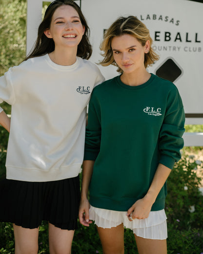 UNISEX FLC ESSENTIAL CREWNECK SWEATSHIRTS - Dark Green