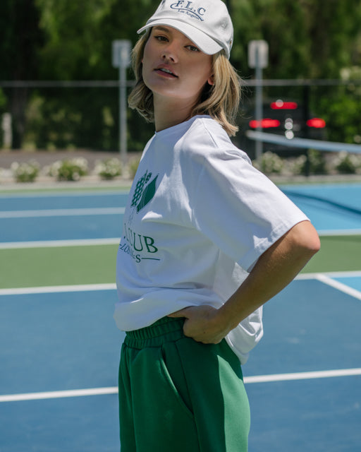 FLC PICKLEBALL PADDLE T-SHIRT - White