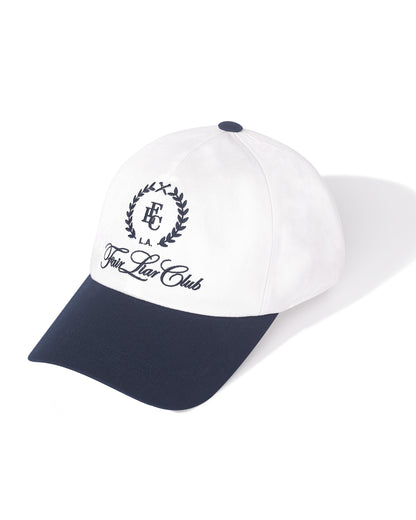 FLC Edw Cotton Baseball Cap - White