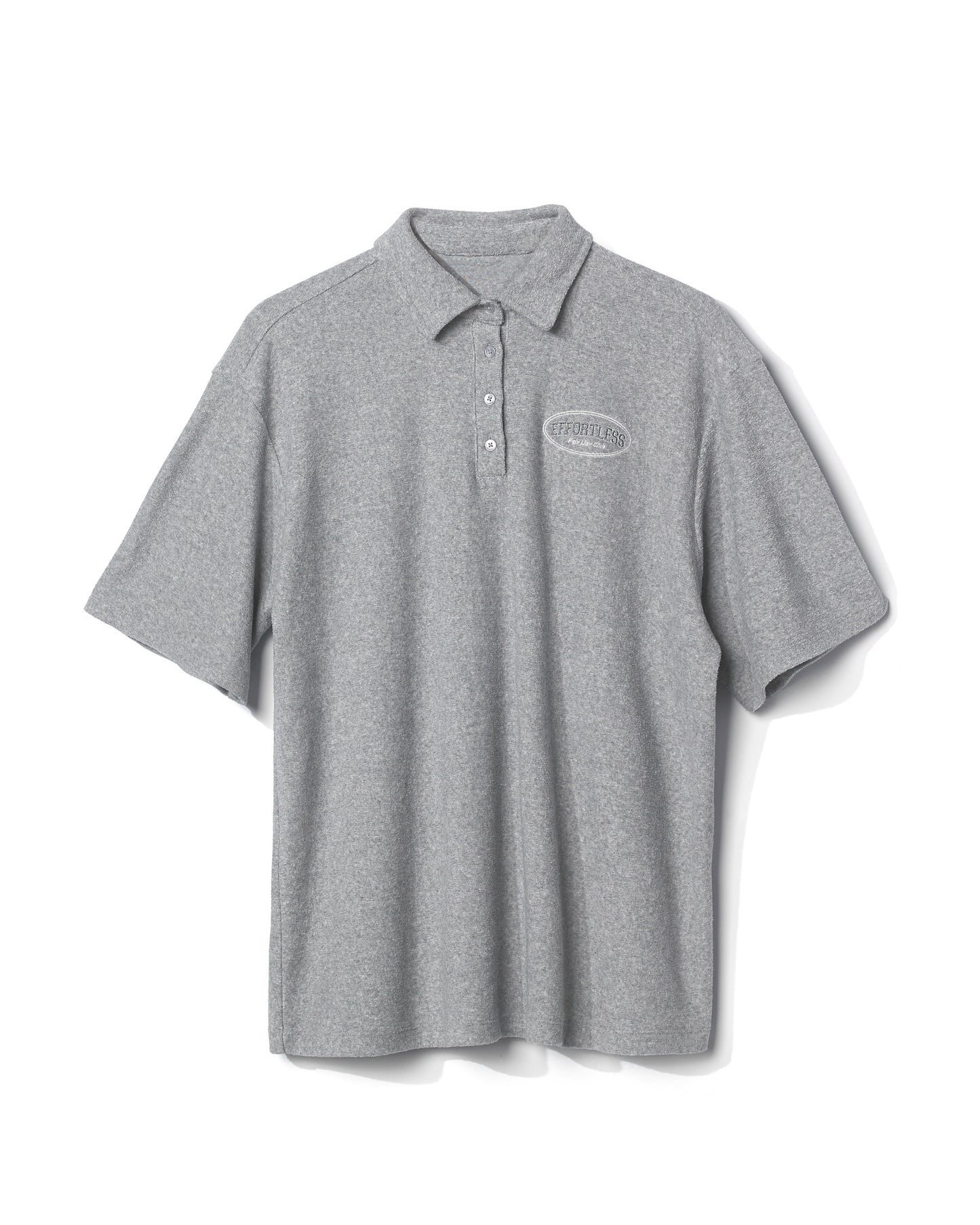 FLC Effortless Terry Polo- Grey