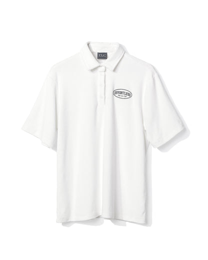 FLC Effortless Terry Polo- White