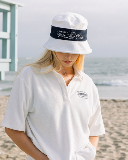 FLC Effortless Terry Polo- White