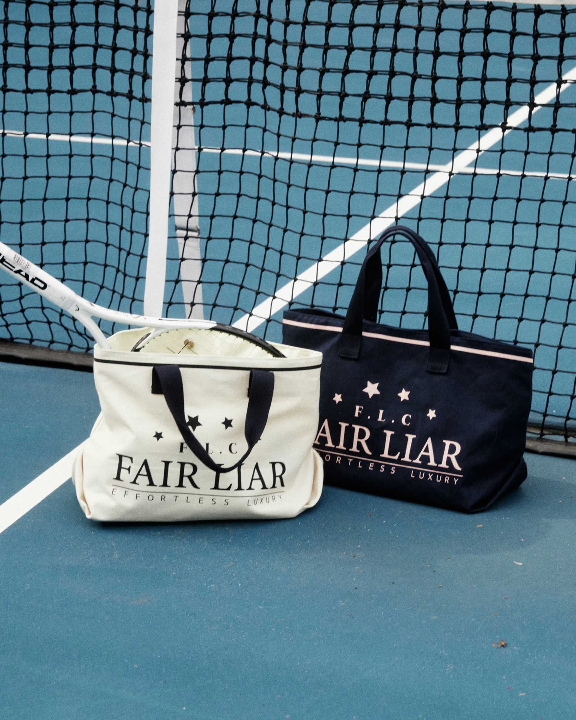 Star Canvas Tote Bag - White – Fair Liar Club