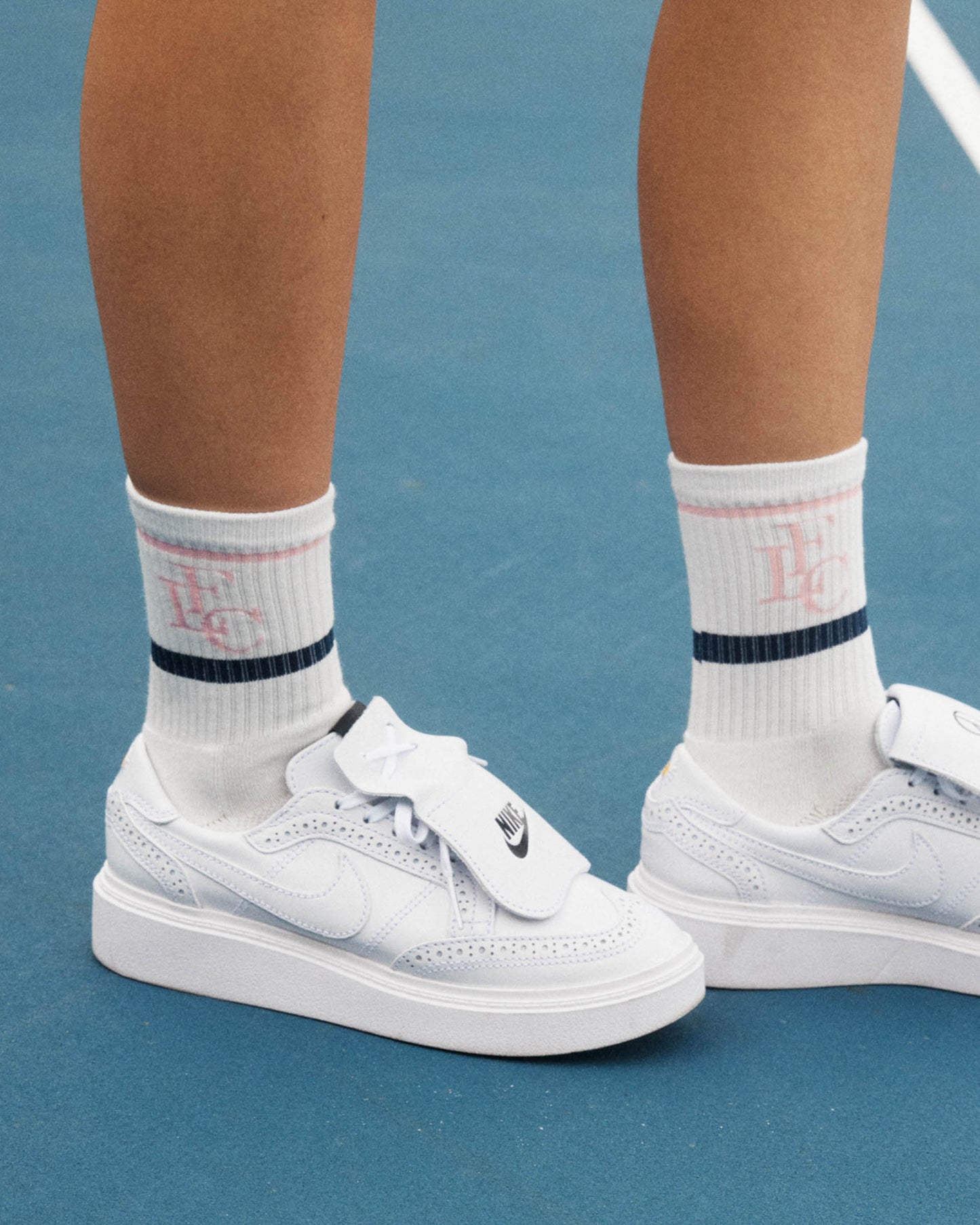 Club Stripe Socks - White