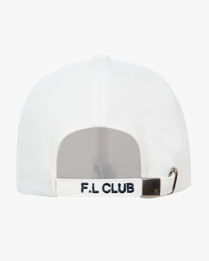 FLC Cotton Twill Baseball Cap - White