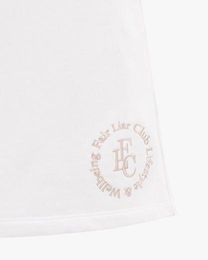 FLC Lifestyle Sweatshorts - White