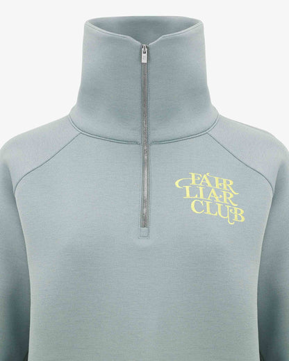 Club Quarter Zip Pullover - Green