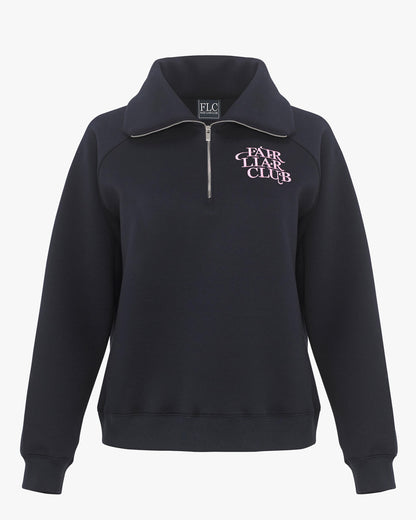 Club Quarter Zip Pullover - Navy