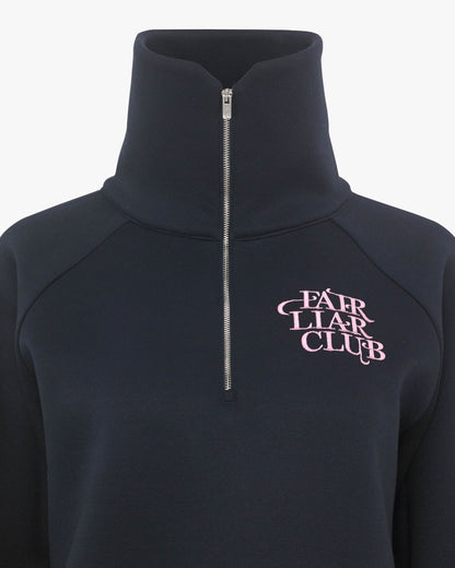 Club Quarter Zip Pullover - Navy